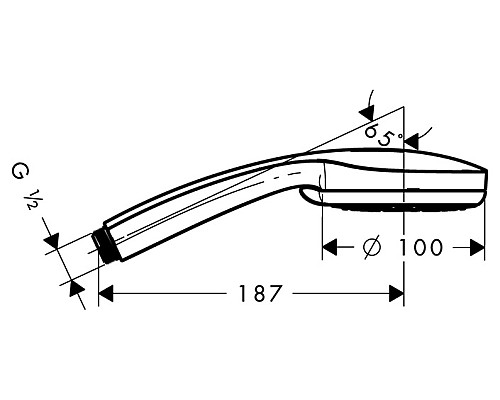 Душевая система Hansgrohe Croma хром 27224000