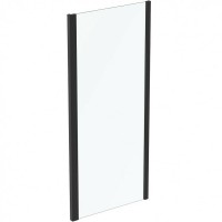 Душевая стенка Ideal Standard Connect 2 90 профиль Черный стекло прозрачное