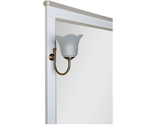 Зеркало Aquanet Валенса 100 белый краколет/золото