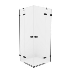 Душевое ограждение NEW TRENDY AVEXA BLACK 80x80x200 (черный)