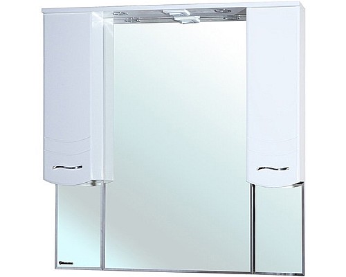 Зеркало со шкафом Bellezza Мари 105 4612918000018 с подсветкой Белое