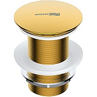 Донный клапан WasserKRAFT A247 Click-Clack Золото матовое