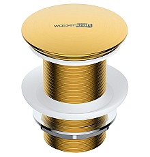 Донный клапан WasserKRAFT A247 Click-Clack Золото матовое