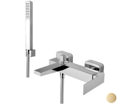 Смеситель для ванны Webert Pegaso PE850101010, золото