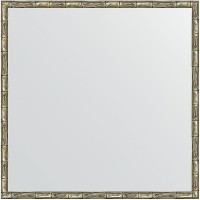 Зеркало Evoform Definite 67х67 BY 0659 в багетной раме - Серебряный бамбук 24 мм