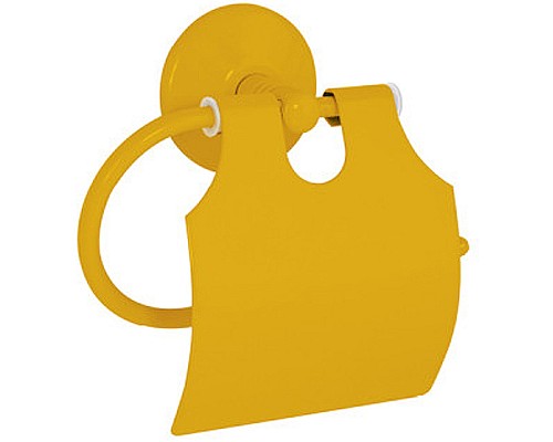 Держатель туалетной бумаги Creavit Ducky BR20213Y с крышкой Желтый