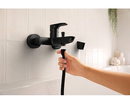 Смеситель для ванны Hansgrohe Rebris S 72440670 Черный матовый