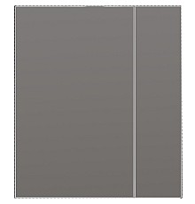 Зеркальный шкаф Opadiris Фреш 70 00-00003584 Белый глянцевый