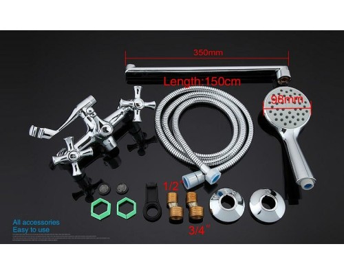 Смеситель для ванны Gappo G2242 универсальный Хром