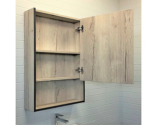 Зеркальный шкаф Comforty Вена 55 00-00009271 Дуб дымчатый