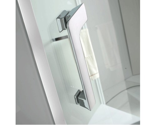 Душевая кабина Orans 150x100 L с баней профиль Белый задние стенки Белые