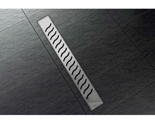 Душевой лоток Vincea Almira Jasmin 80 SAY.605.80.P.BUKLE с решеткой Хром