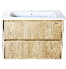 Тумба под раковину Bellezza Лоренцо 80 4639113270473 подвесная Дуб светлый