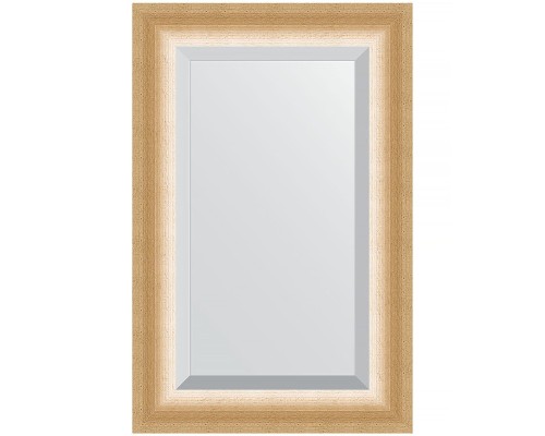 Зеркало Evoform Exclusive 86х56 BY 1141 с фацетом в багетной раме - Травленое золото 87 мм