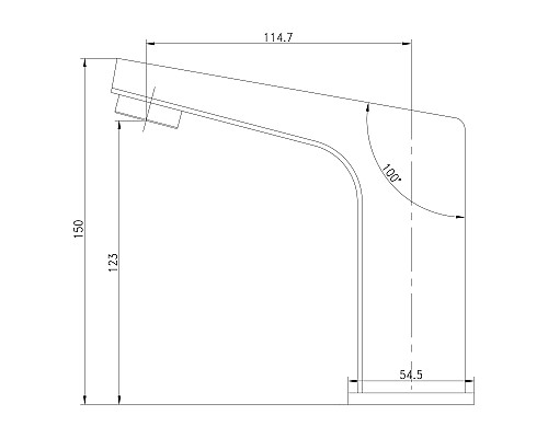 Смеситель Lemark Project LM4650CE для раковины бесконтактный (сенсорный)