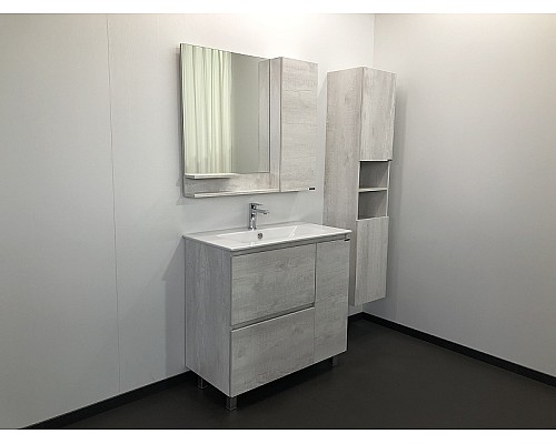 Зеркало со шкафом Comforty Верона 90 00004136714 Дуб белый