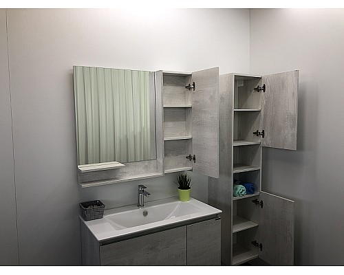 Зеркало со шкафом Comforty Верона 90 00004136714 Дуб белый