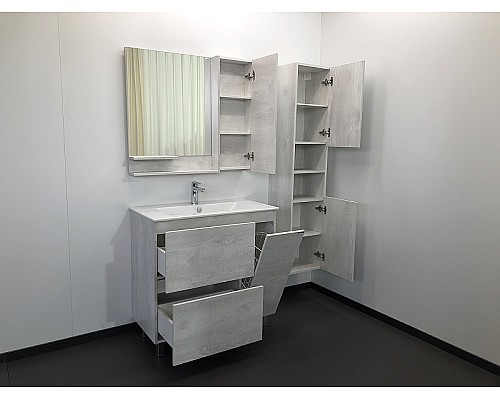 Зеркало со шкафом Comforty Верона 90 00004136714 Дуб белый