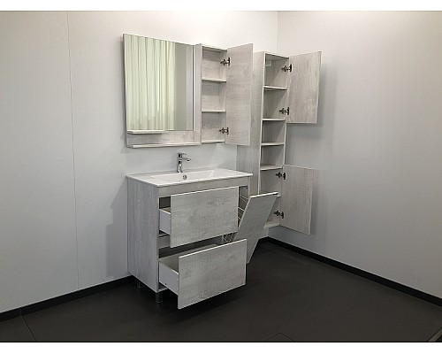 Зеркало со шкафом Comforty Верона 90 00004136714 Дуб белый