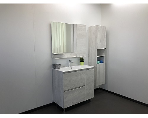 Зеркало со шкафом Comforty Верона 90 00004136714 Дуб белый