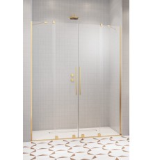 Душевая дверь Furo DWJ Gold 363x200 прозрачное 8 мм 1/2