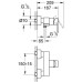 Смеситель для душа Grohe Quadra Хром