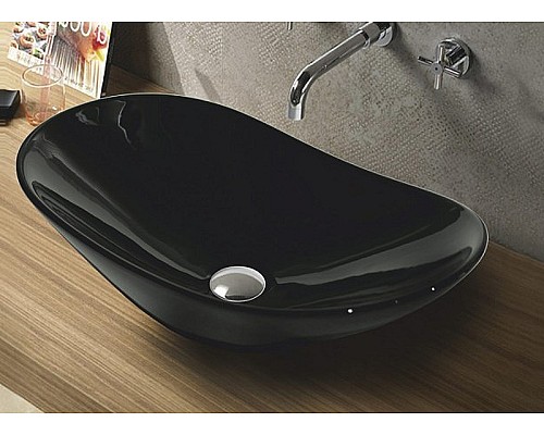 Раковина-чаша CeramaLux 60 7811АВ Черная глянцевая