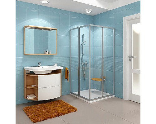 Душевая дверь Ravak Supernova SRV2-100 195 S 14VA03O2ZG профиль Черный стекло Grape