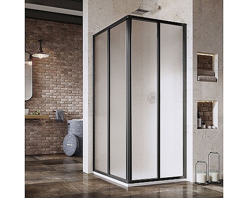 Душевая дверь Ravak Supernova SRV2-100 195 S 14VA03O2ZG профиль Черный стекло Grape