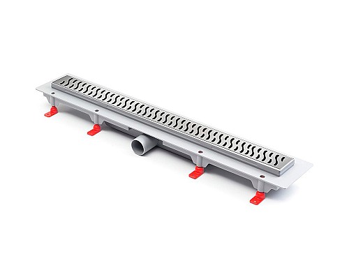 Душевой лоток Paini Harmony 650 CH650H с решеткой Хром