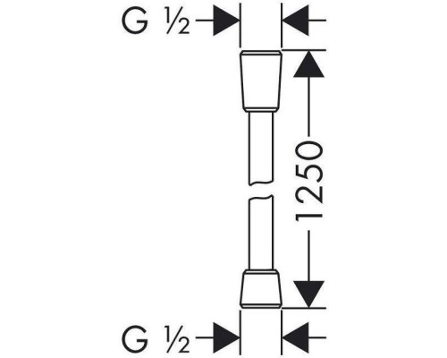 Шланг для душа Hansgrohe Isiflex 28272000