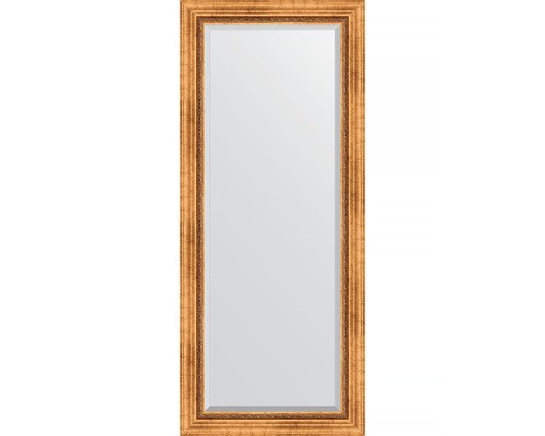 Зеркало Evoform Exclusive 156х66 BY 3568 с фацетом в багетной раме - Римское золото 88 мм