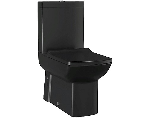 Унитаз биде Creavit Lara LR360-00SM00E-0000 Черный матовый без бачка и сиденья
