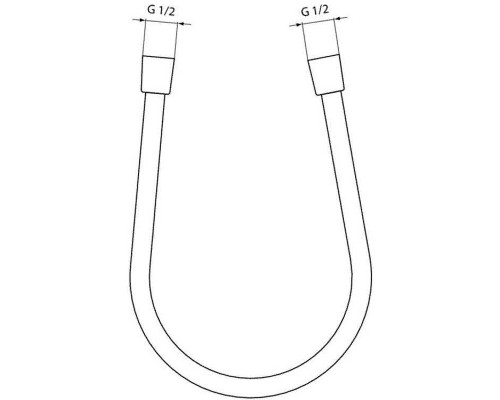 Душевой шланг Ideal Standard Ideal Flex Хром
