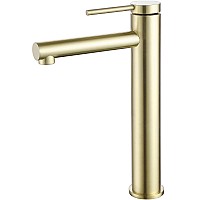 Смеситель для раковины Abber Emotion AF8811G Золото матовое