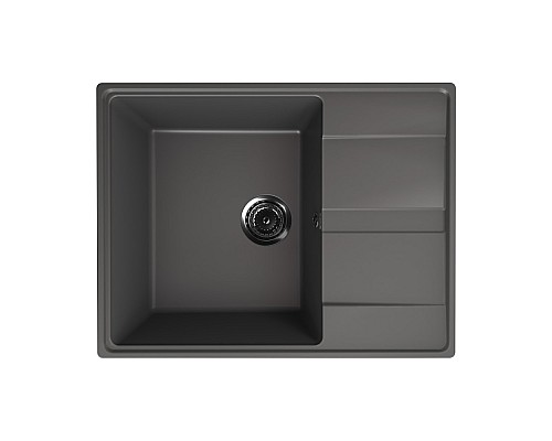 Кухонная мойка Ulgran Quartz Prima 650-09 мокрый асфальт Кухонная мойка Ulgran Quartz Prima 650-09 мокрый асфальт