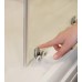 Душевая дверь Ravak Blix Slim BLSDP2-110 Черный матовый Transparent