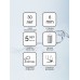 Душевая дверь Ravak Blix Slim BLSDP2-110 Черный матовый Transparent