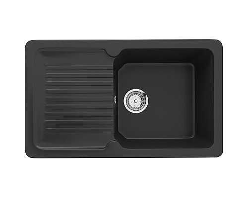 Кухонная мойка Ulgran Classic U-506-344 Ультра-черная