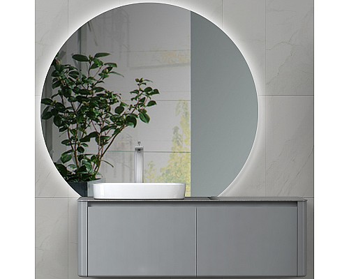 Комплект мебели для ванной Black&White Universe U915.1200 L 120 L 9151200L подвесной Glossy light grey