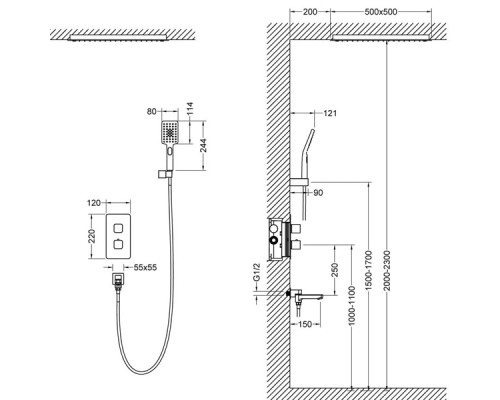 Душевая система Timo Petruma SX-5019/00SM Хром