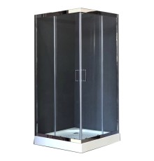 Душевой уголок Royal Bath HP 90х90 с поддоном профиль Хром стекло прозрачное