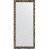 Зеркало Evoform Exclusive 163х73 BY 3590 с фацетом в багетной раме - Старое дерево с плетением 70 мм