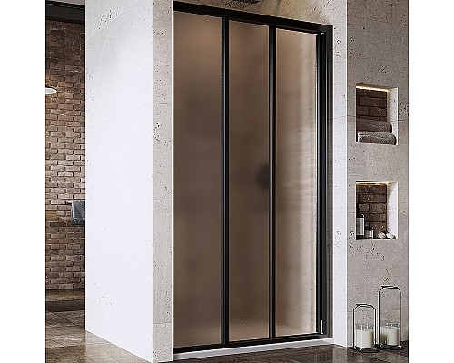 Душевая дверь Ravak Supernova ASDP3-100 00VA03R2ZG профиль Черный стекло Grape
