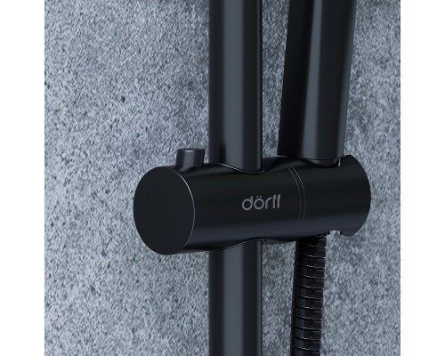 Душевая система Dorff Norma D0712020 Черный
