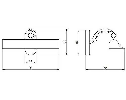 Светильник Migliore Mirella 17190 Бронза