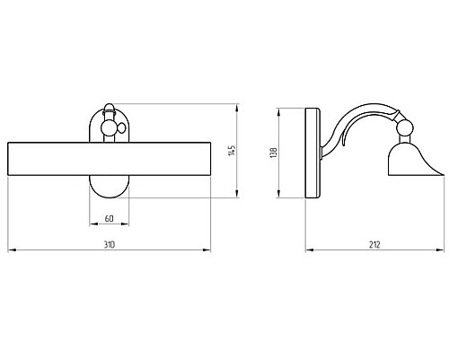 Светильник Migliore Mirella 17190 Бронза