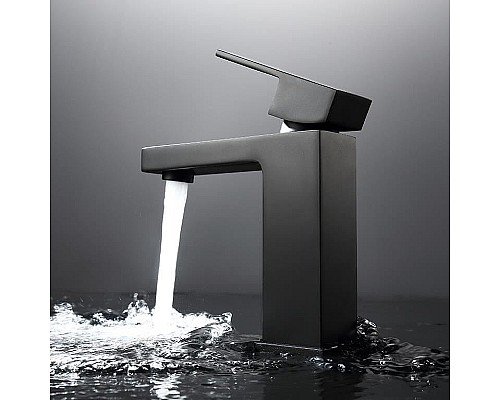 Смеситель для раковины Haiba HB10803-7 Черный матовый