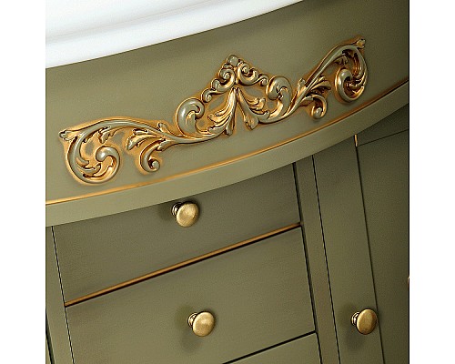 Тумба под раковину Migliore Bella 90 25933 Оливковая