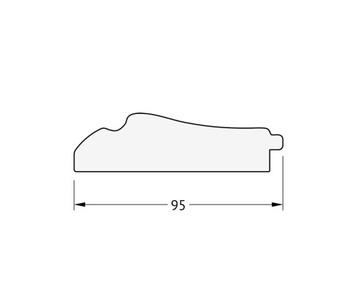 Зеркало Evoform Exclusive-G 173х98 BY 4413 с гравировкой в багетной раме - Травленое серебро 95 мм
